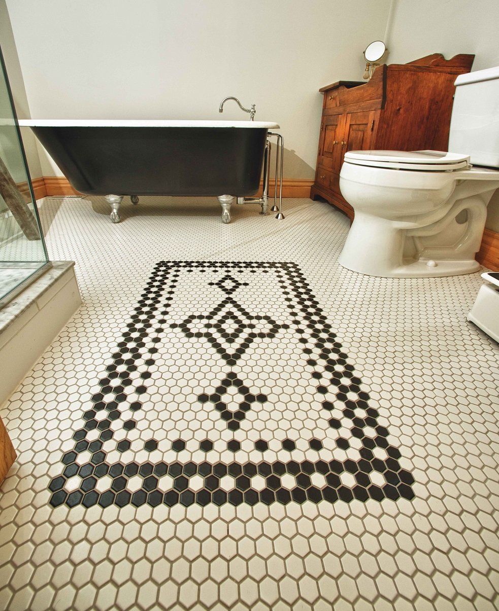 Mosaic Bathroom Flooring
