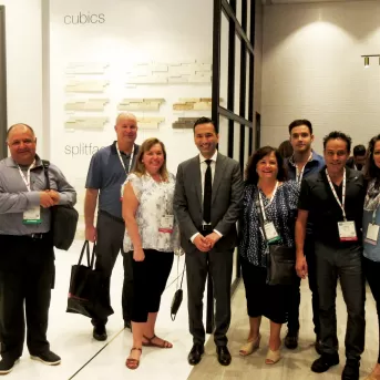 Ceramic Decor Team at Coverings Atlanta