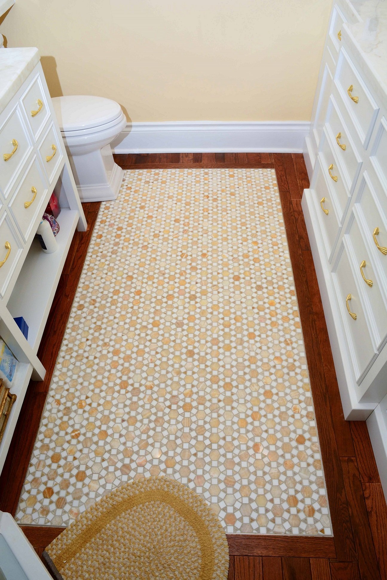 Bathroom Floor Accent