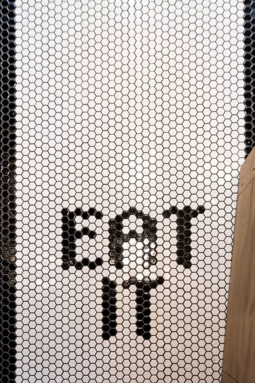 Custom Hexagon Mosaic Install