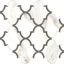 MAYFAIR CALACATTA ORO HD ARABESQUE 11.81x11.81 (DNR) POLISHED MOSAIC  4501-0127-1