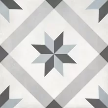 FORM TIDE COMPASS DECO 8x8 PORCELAIN  4500-0768-0