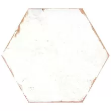 BOHEMIA LINO WHITE 8x10 HEXAGON  NANBH081001P