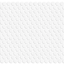 TREND SERIES PENNY WHITE 12x12 FULL BODY MOSAIC  .