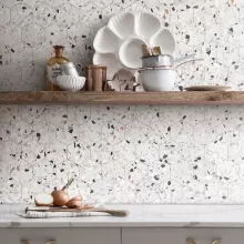 ALLEGRO TERRAZZO CEMENTO 3x3 HEXAGON MOSAIC 330303