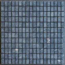 MARBLE PILLAR TUMBLED ROYAL MIDNIGHT 5/8x1 STACKED MOSAIC (FULL BOXES) STN-PIL-T-003
