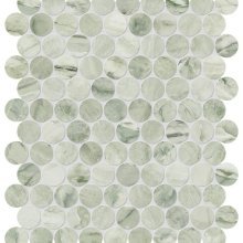 MARBLE MOSCATO ARGENTO 1.25x1.25 PENNY ROUNDS HONED 5001-0370-0