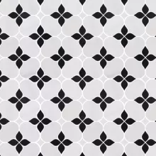 MARBLE QUATTRO BLOSSOM NOIR .x. HONED MOSAIC  959022