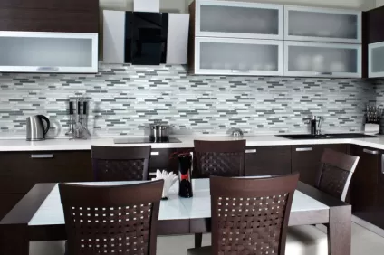Contemporary Kitchen Backsplash