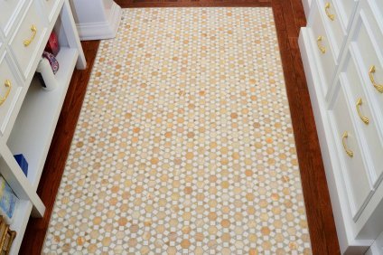 Bathroom Floor Accent