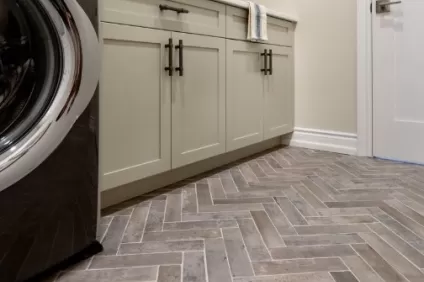 Herringbone Entranceway