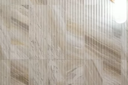 Concave Marble Backsplash