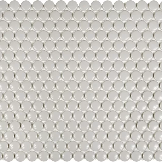 SOHO GLOSSY PENNY ROUND HALO GREY (WARM GREY) 3/4x. 12X12 SHEET **DNR  4501-0262-1