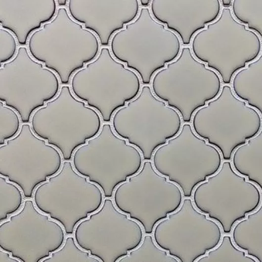 1970'S ARABESQUE EGGSHELL GLOSSY 10x11.25 WALL MOSAIC  ARVNSA02KG