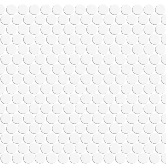 TREND SERIES PENNY WHITE 12x12 FULL BODY MOSAIC  .
