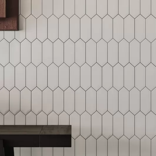 SOHO PICKET VINTAGE GREY 2x5 GLOSSY MOSAIC  4501-0481-0
