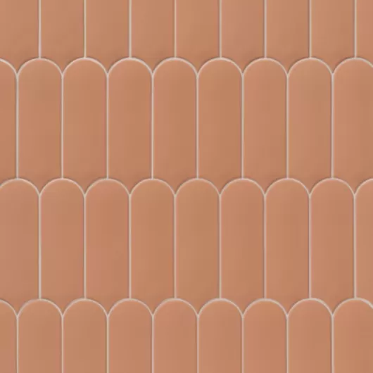 FAN CLAY MATTE 3x8  NAT FAN CLE