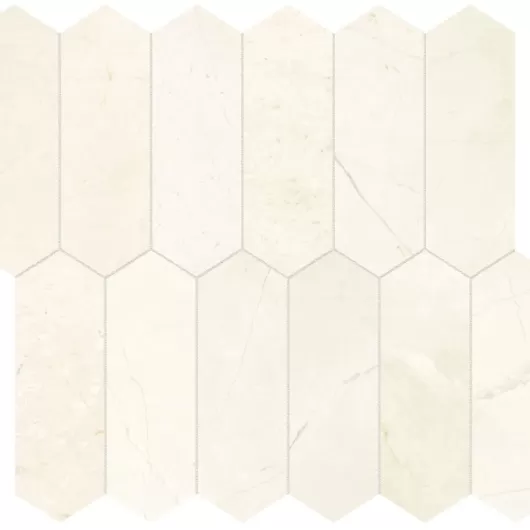 MARBLE AVORIO CREMA 2x6 PICKET MOSAIC  5001-0259-0