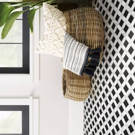 WEAVE BIANCO NERO 13x13 RG MOSAIC (SOLD BY BOX)  840055