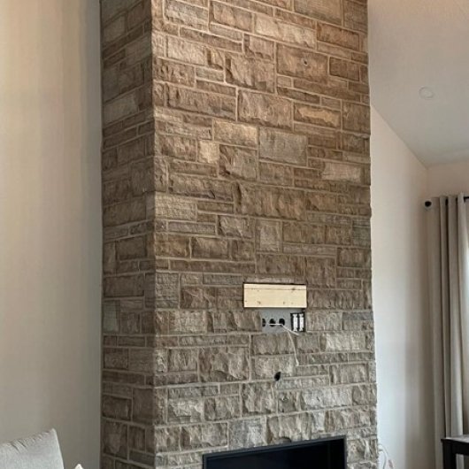 MASONRY BRUCE BLEND LIMESTONE MIXED CRATE .x 70/30 BROWN/ERAMOSA SOLD BY SF MBE-SB