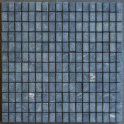 MARBLE PILLAR TUMBLED ROYAL MIDNIGHT 5/8x1 STACKED MOSAIC (FULL BOXES) STN-PIL-T-003