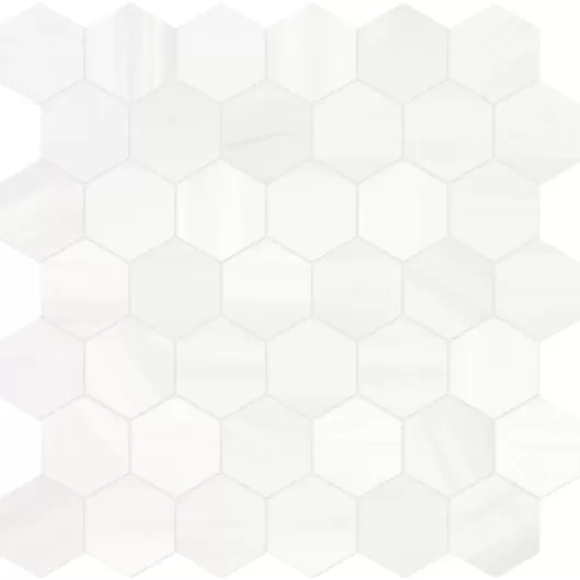 MARBLE COSMO LUMINO 2x2 HEXAGON HONED MOSAIC 5001-0280-0