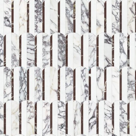 MARBLE UTOPIO HYDROS ORCHID 11.93x10.47 MOSAIC 5001-0406-0
