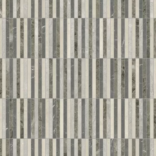 MARBLE UTOPIO STACKED TERRA 11.81x11.65 MOSAIC 5001-0431-0