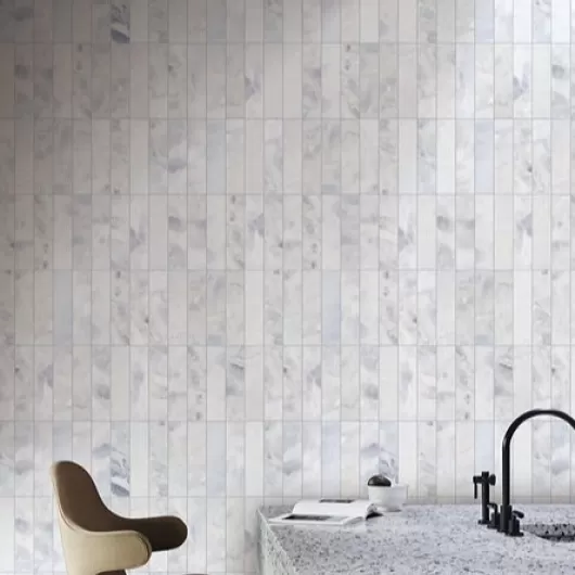 SANTORINI WHITE MARBLE 3x12 HONED 625202