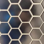 ONTARIO HEXAGON BLACK 2x2 MATTE  OD.ON.BLK.02.HEX.MT