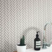 CLIFF GRIGIO MATTE 1x3 HERRINGBONE  .