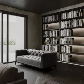 LA MARCA NERO VENATO HONED 24x48  4500-0836-0