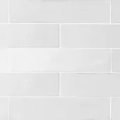 EC TRIBECA GYPSUM WHITE 2.5x9.75  .