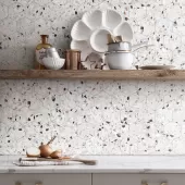 ALLEGRO TERRAZZO CEMENTO 3x3 HEXAGON MOSAIC 330303