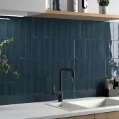 ISLAND FRAME SLATE BLUE 2.5x8 GLOSSY IS31203
