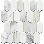 NATURAL STONE CALACATTA GOLD FEATHER 2x4 HONED .